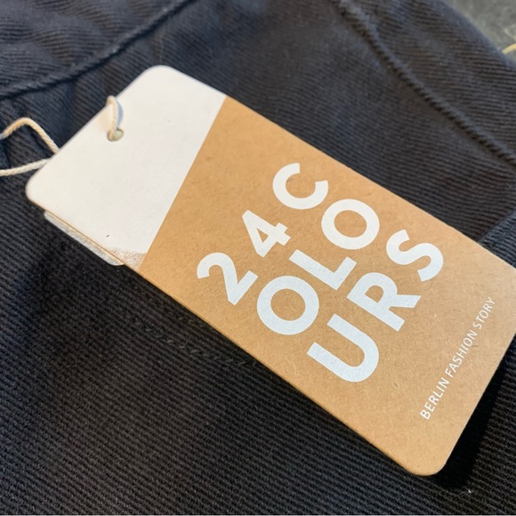 Black denim shorts roll cuff EU40L - Picture 4 of 11